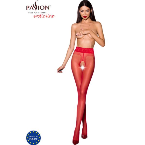 PASSION - TIOPEN 001 RED TIGHTS 3/4 20 DEN 2